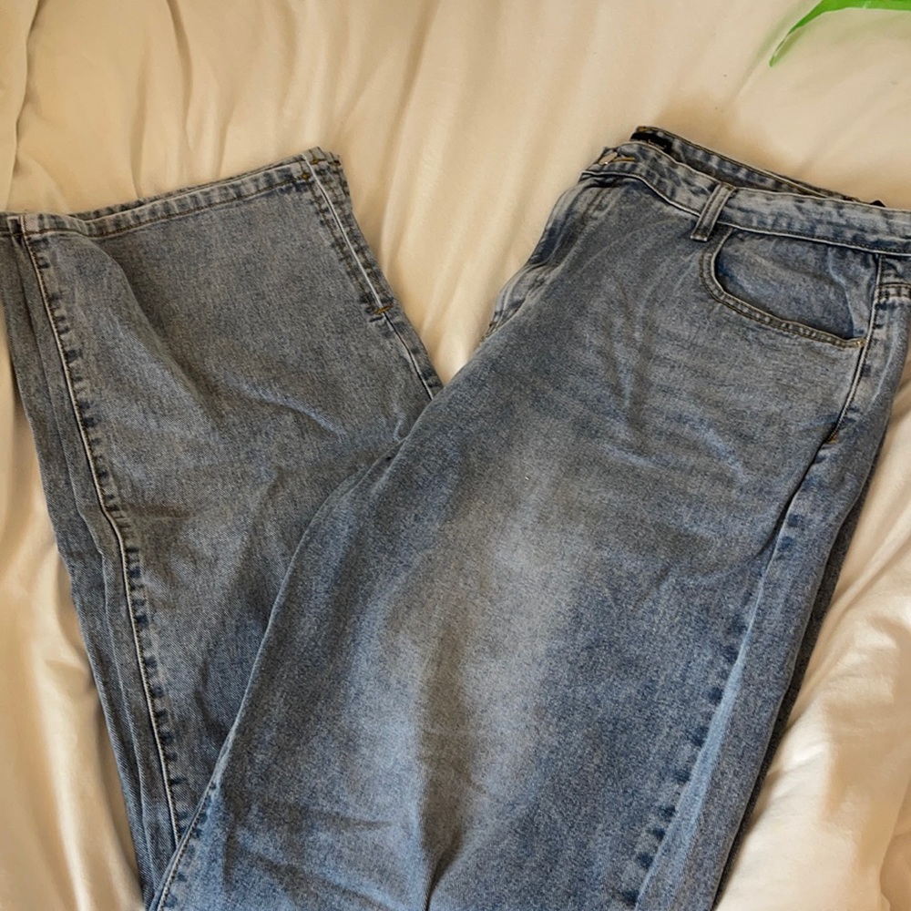 NWT Jeans with leg slit